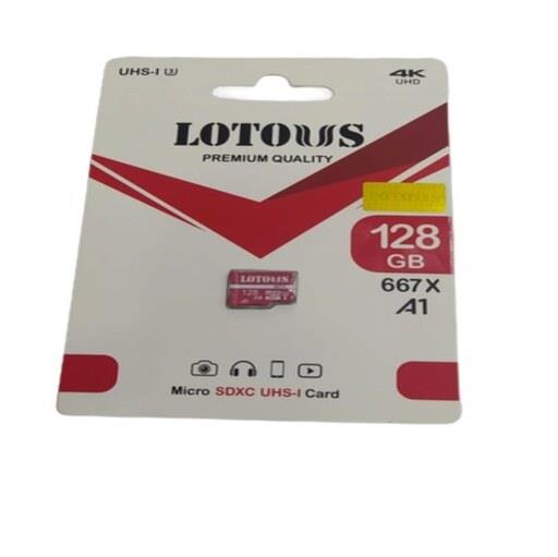 کارت حافظه microSDXC لوتوس حافظه 128 گیگابایت کلاس 10 استاندارد سرعت 667X